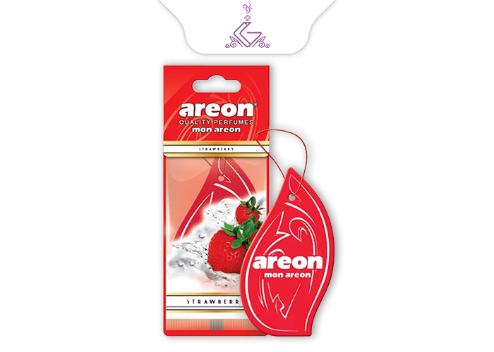 خوشبو کننده ماشینی آویز(کارتی) توت فرنگی STRAWBERRY برند آرئون AREON خوشبو کننده ماشینی آویز(کارتی) توت فرنگی STRAWBERRY برند آرئون AREON