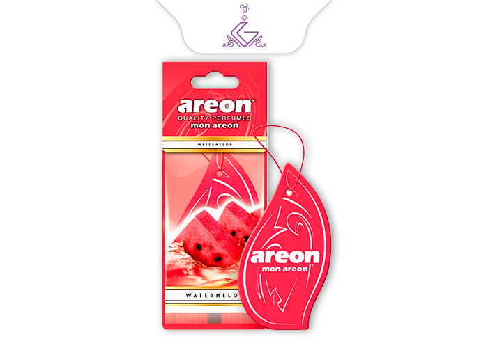 خوشبو کننده ماشینی آویز(کارتی) هندوانه  WATER MELON برند آرئون AREON